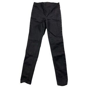 Tricot By C’est Toi Women Pull Up Jean Size S Black Stretch